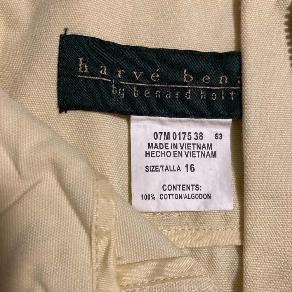 NWT Vintage Harve Benard Lightweight Denim Jeans Pants High Rise Size 16 - Picture 9 of 13